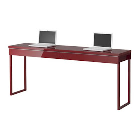 The Love Of Beauty Ikea Long Narrow High Gloss Desk Great For