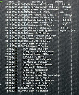 FC Bayern GeekTool Desktop-Anzeige