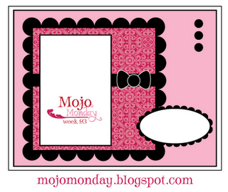 Mojo Monday No 93 - Finally I got to make a card!