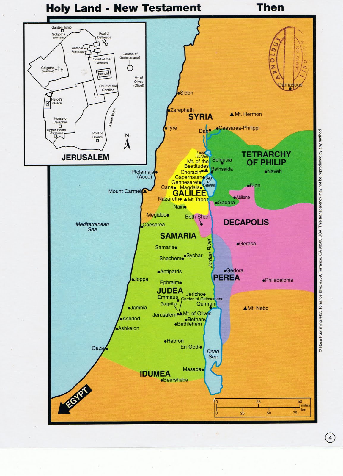 Jesus Time Map