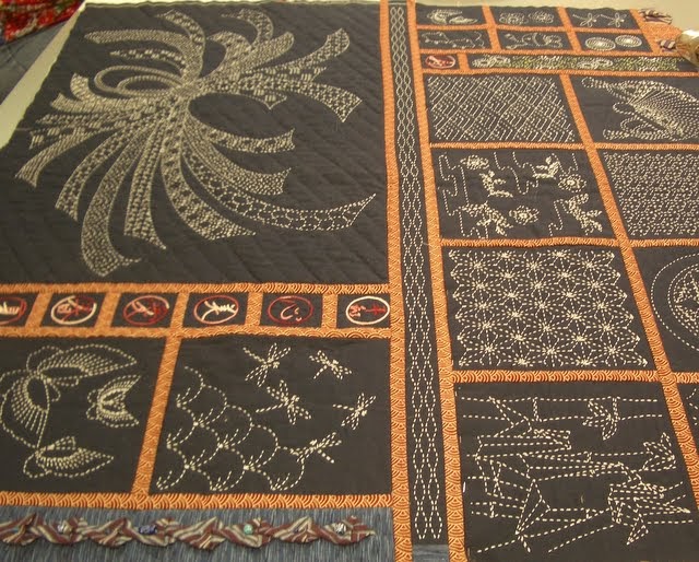 Time to Stitch Sashiko, a finish and some decorations