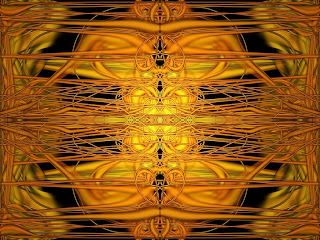 Mandala dourada para acordar seus pensamentos sobre os bens materiais.