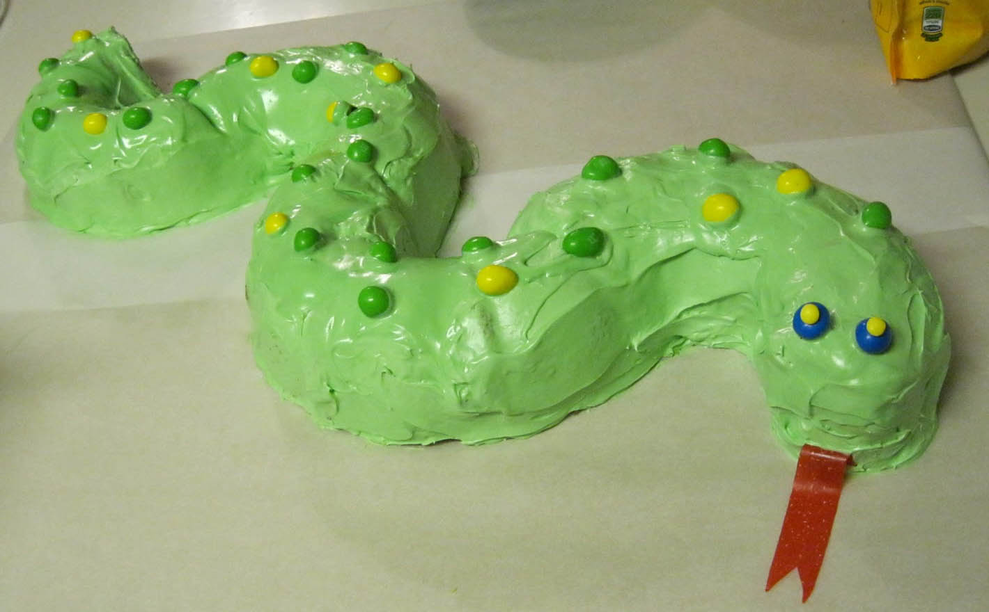 In Between The Crazy Snake cake