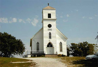 Immanuel Lutheran Church in Middle Creek, Nebraska. The photo is taken from http://www.sewardne.info/Cemeteries/MiddleCreek.htm