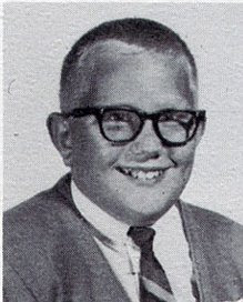 John Garmatz pictured as a member of the eighth grade in the 1965-1966 yearbook of St John Elementary School in Seward, Nebraska
