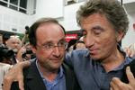 Jack Lang réconfortant Hollande