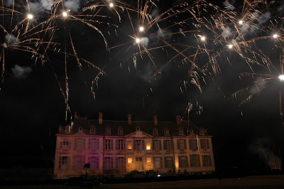 feu d'artifices au château