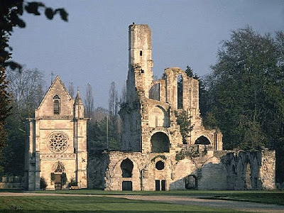 ruines de l'abbaye de Chaalis