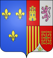 écu d'anjou et cadix armes d'anjou-cadix