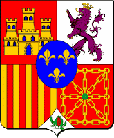 blason de la branche aînée d'Espagne blason Alph13
