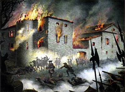 incendie d'un mas