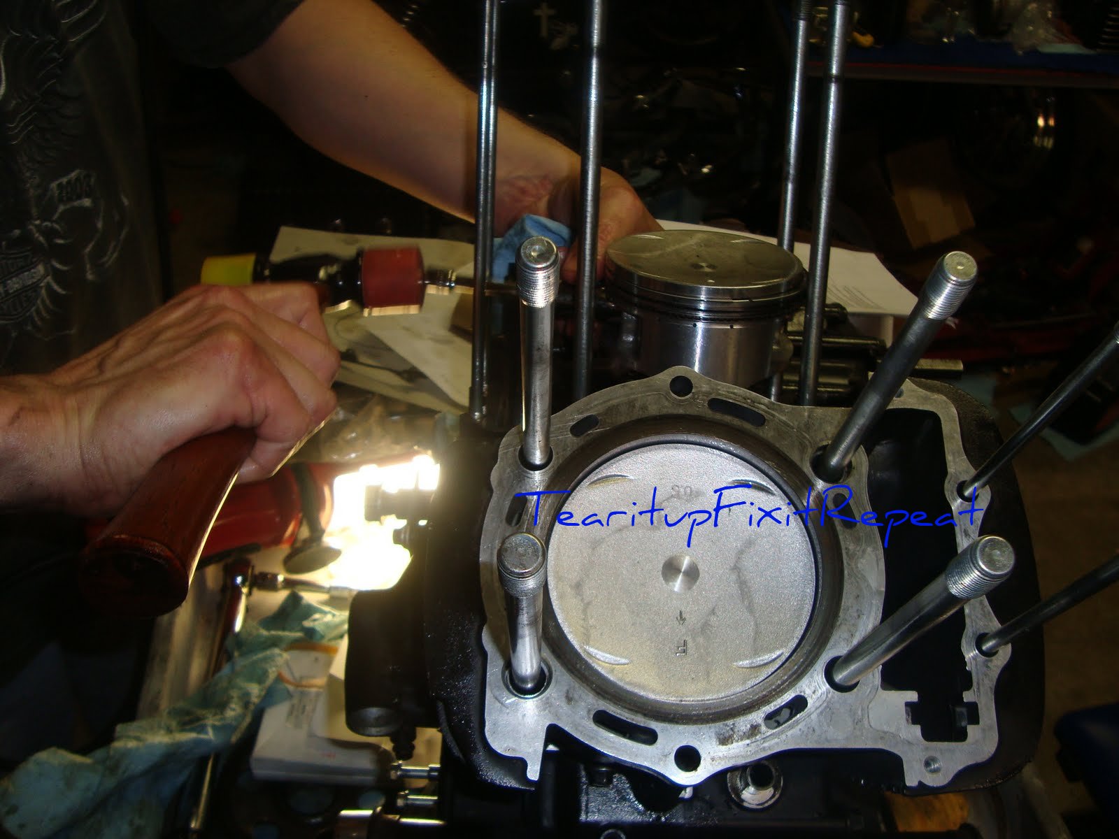 Tear it up, fix it, repeat Pistons, Rings, Cylinders