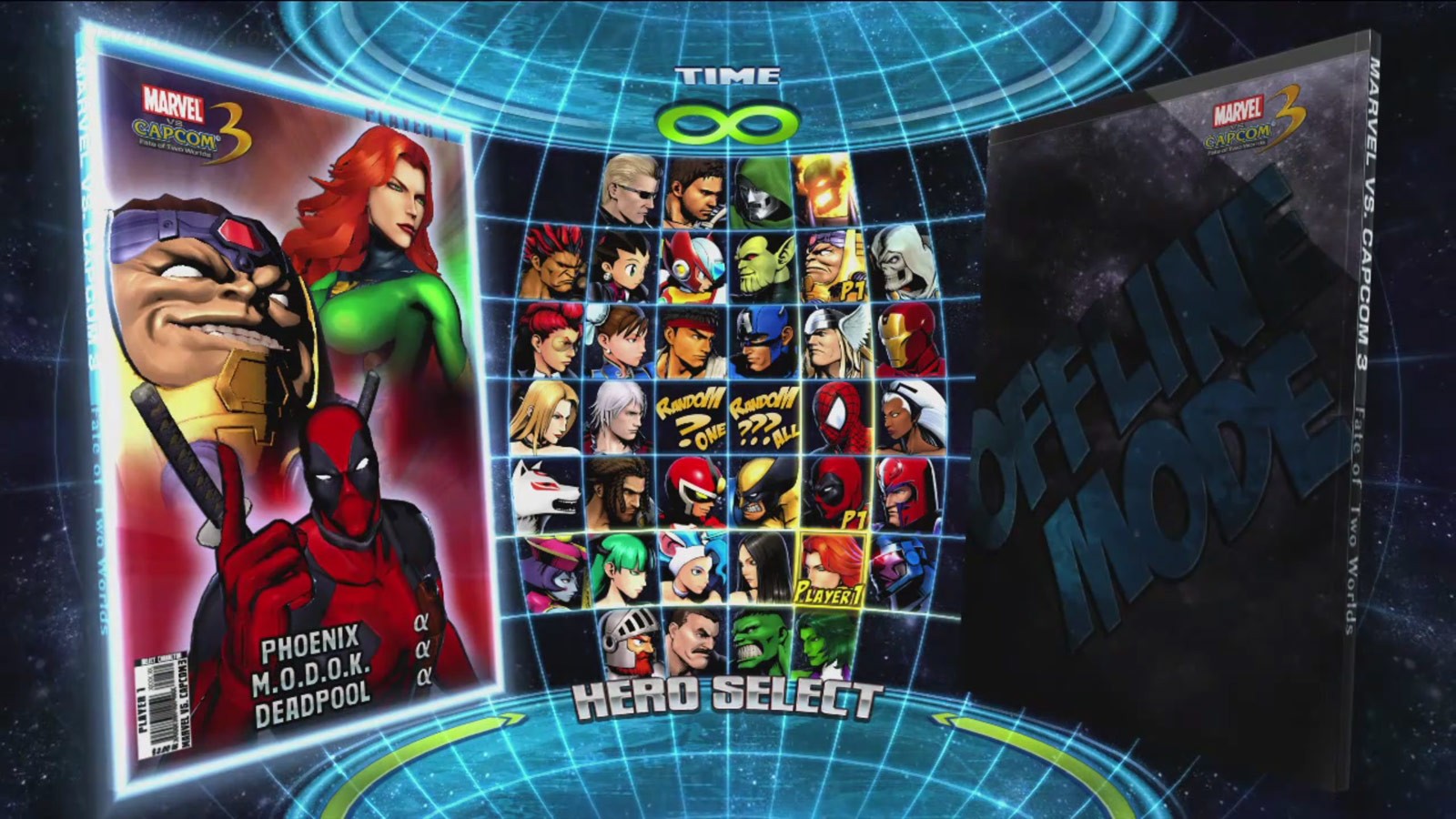 mvc3 selection screen
