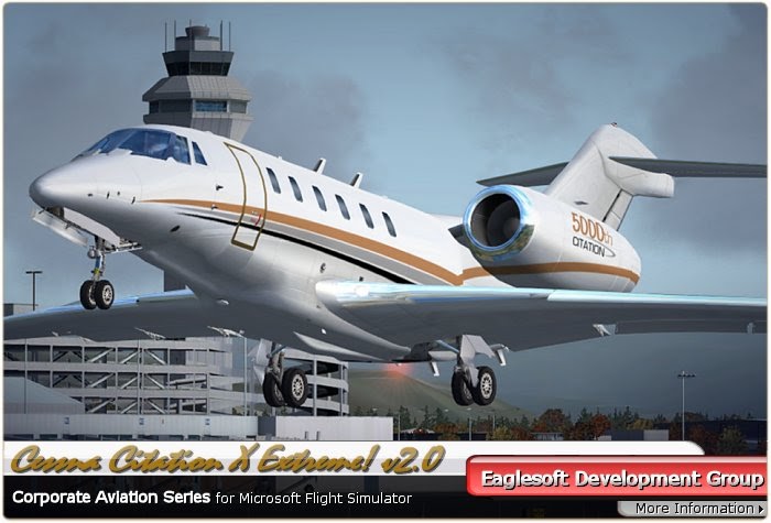 FS Demais EagleSoft Cessna Citation X 2.0 (FSX)