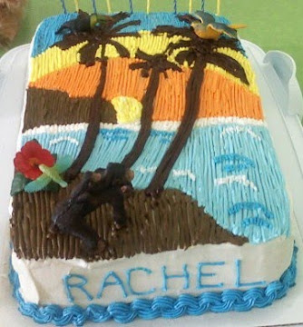 Sunset Theme Cake