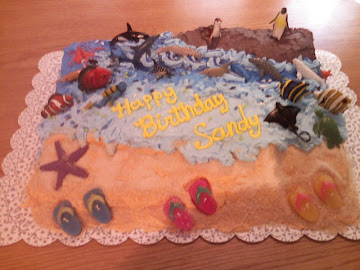 Ocean Theme Birthday Cake