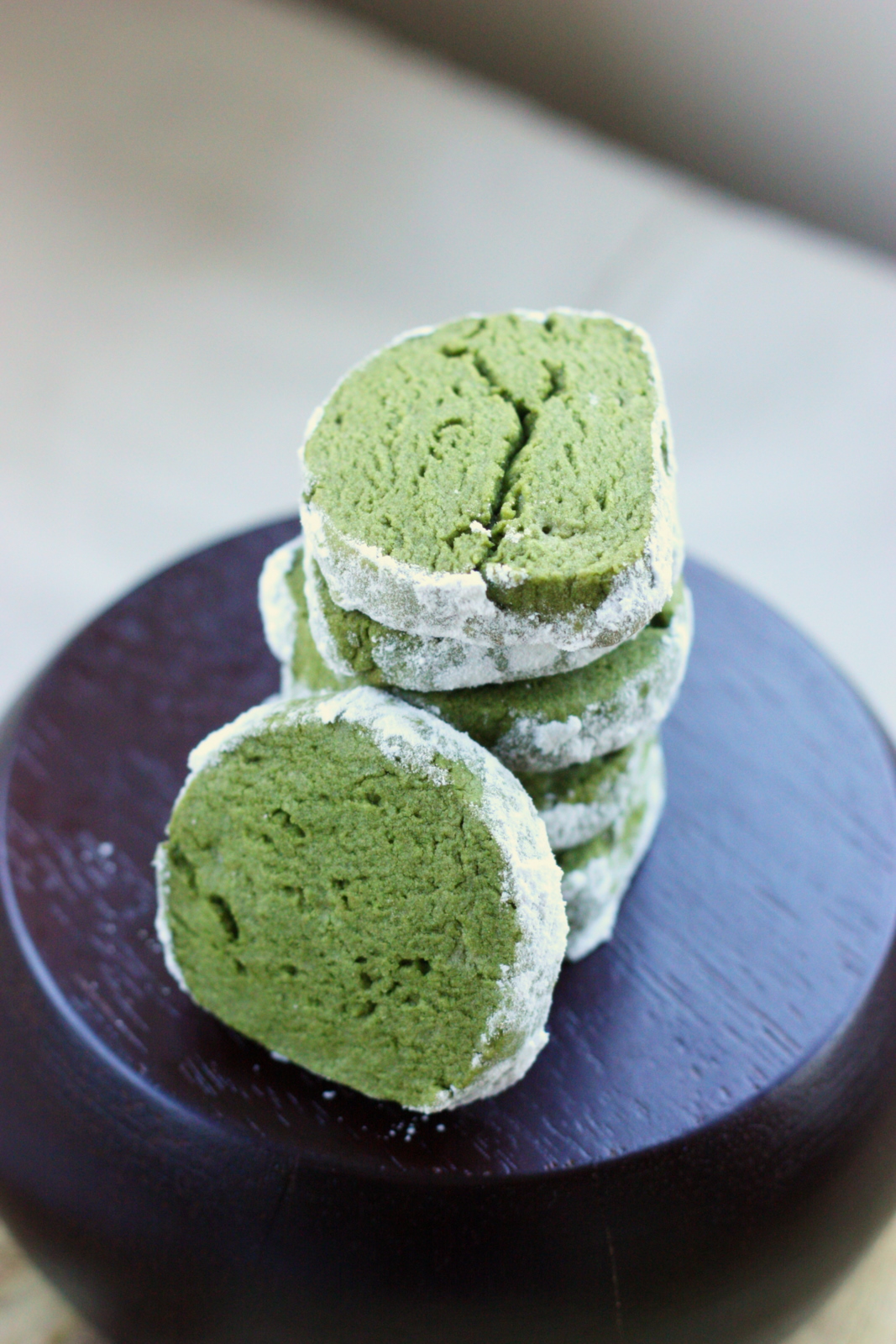 baking = love Baking for Hospice Matcha Green Tea Shortbread