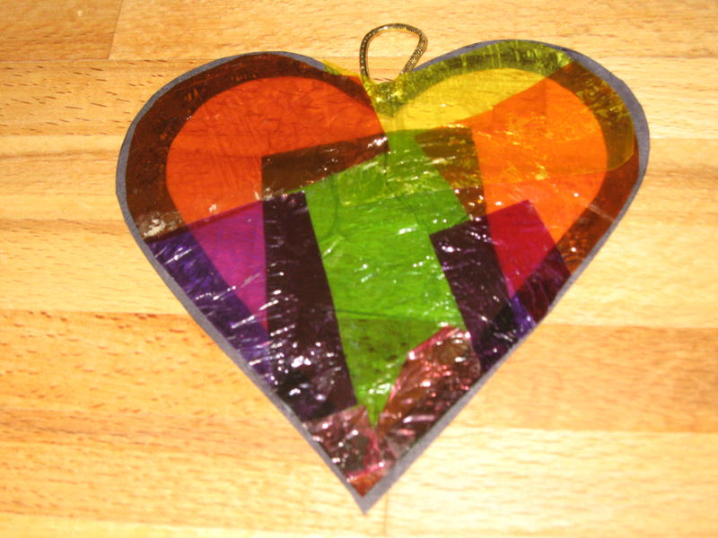 Me and my shadow Sweetie Stained Glass Sun Catchers