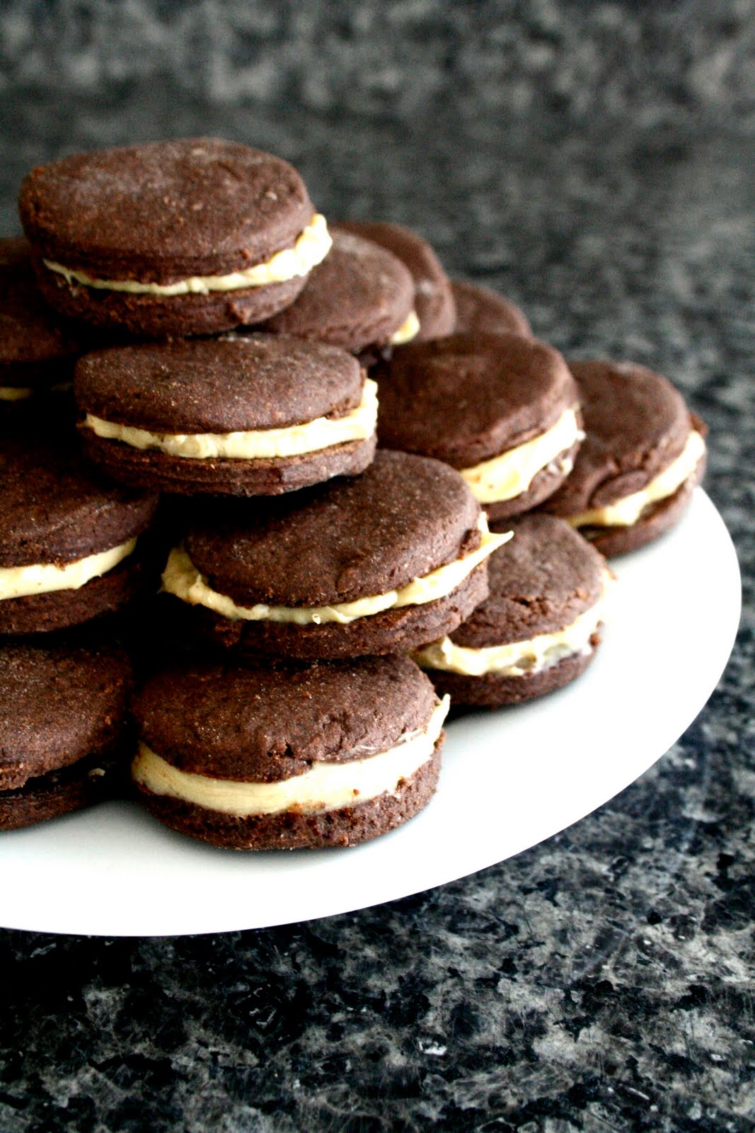 broma bakery Chocolate espresso sandwich cookies