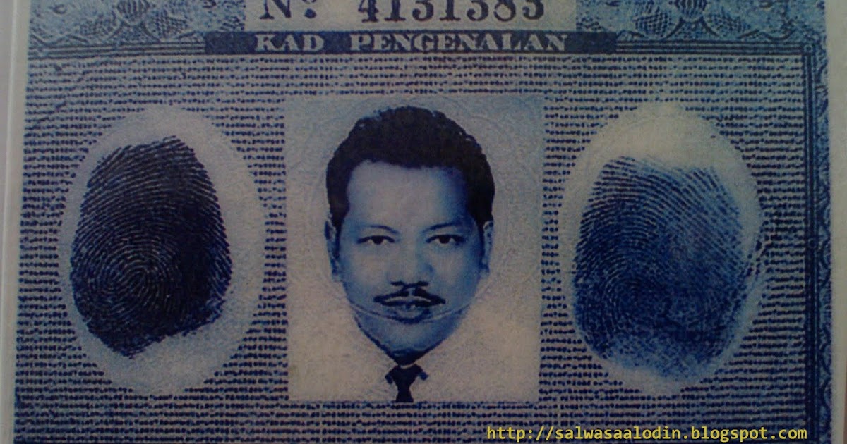 Book of WAWA Kad Pengenalan / IC P.Ramlee & Tunku Abd Rahman