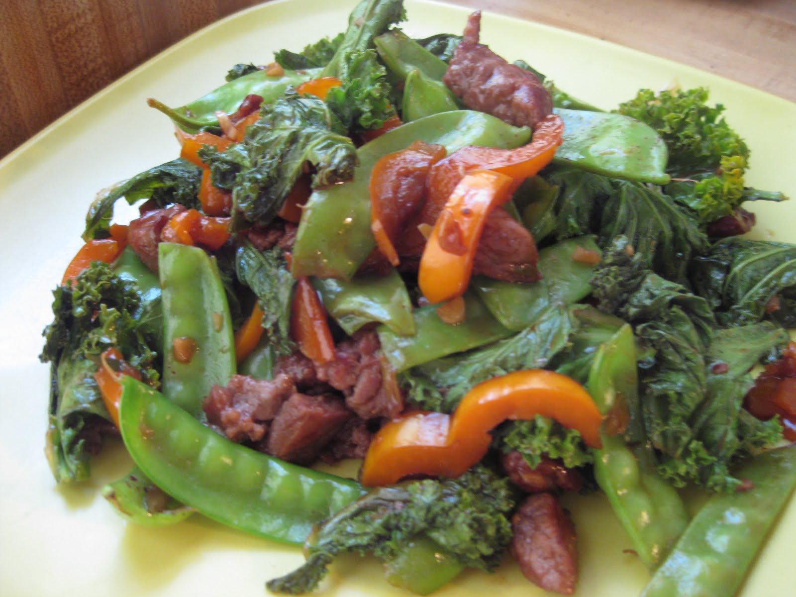 Chow Bella Beef and Kale StirFry