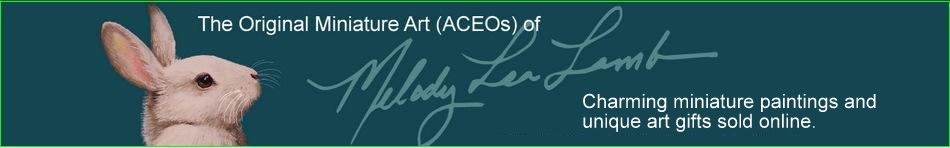Original Miniature Art (ACEOs) of Melody Lea Lamb