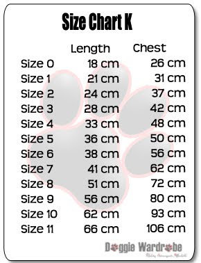 Duke Size Chart