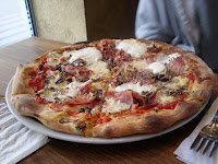 Al Due Formaggi Pizza at Lombardo's Pizzeria & Ristorante, Downtown Vancouver, BC