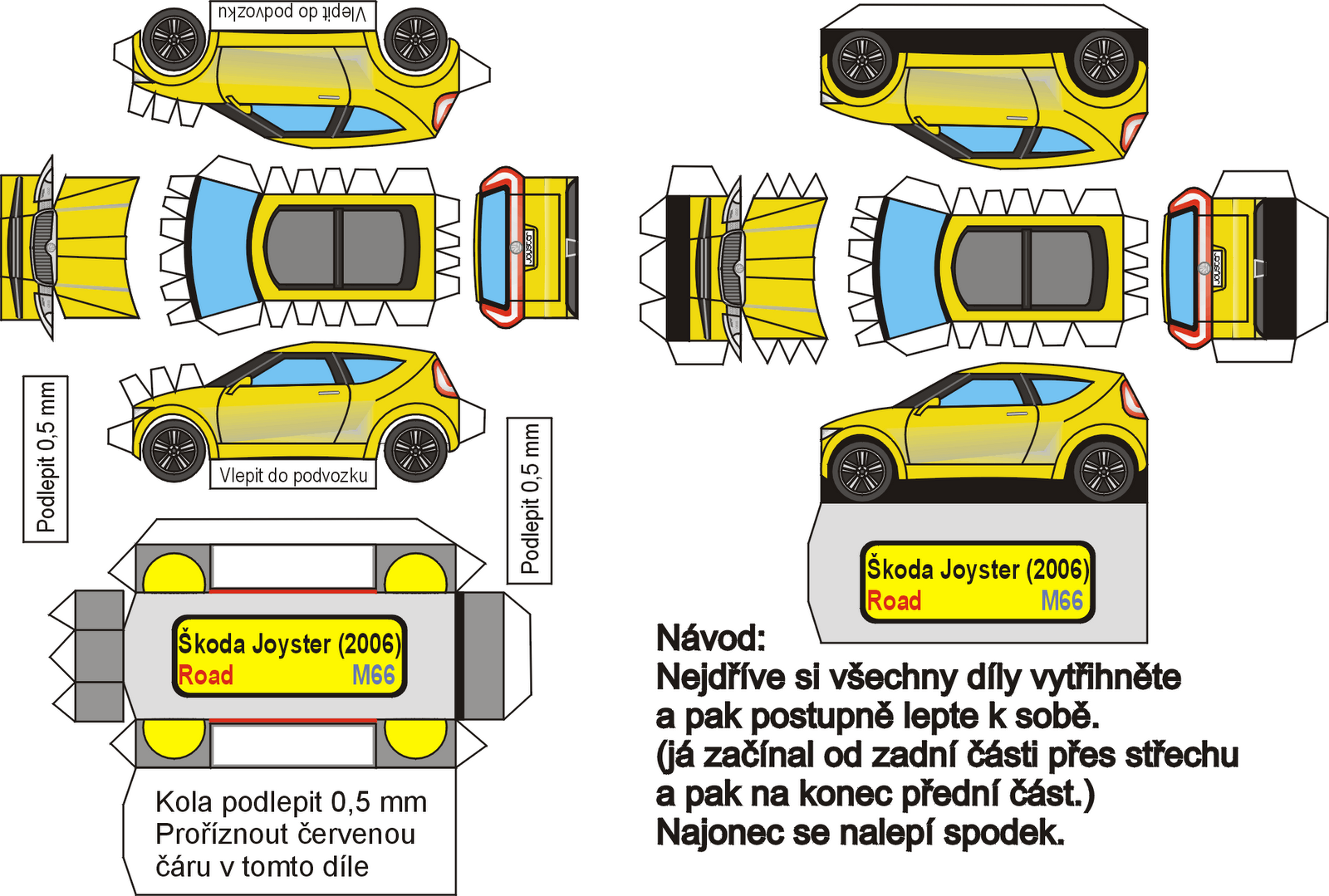 Sp Papel Modelismo Papercraft Koda Joyster
