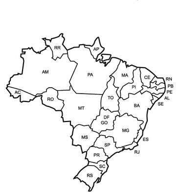 mapa do brasil. Mapas do Brasil