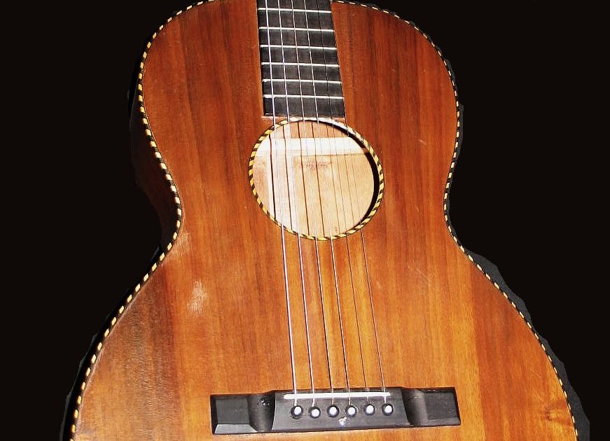 PORTOBELLO ANTIQUES HAWAIIAN SLIDE GUITAR, OSCAR SCHMIDT 1920'S