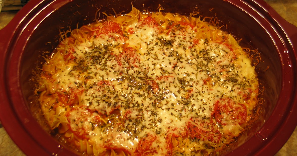 CrockPot Your Way to Happiness! Pizza Pasta