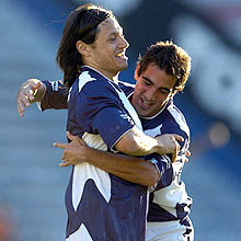 Mauro Zárate y Damián Escudero.