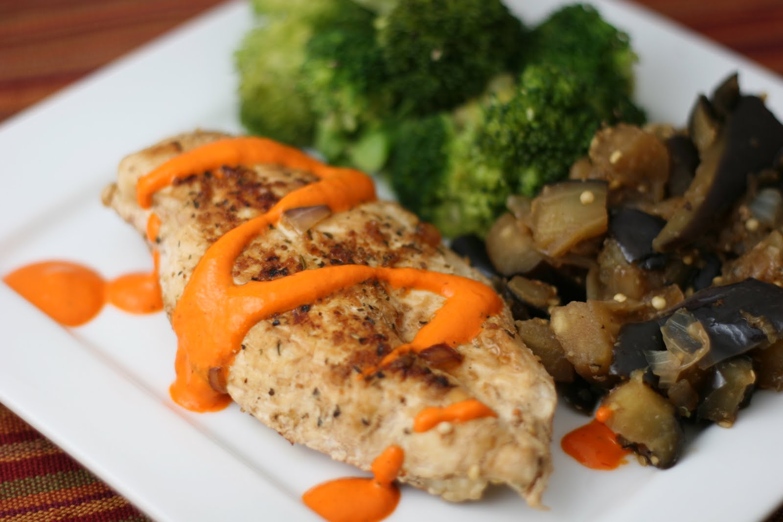 Sautéed Chicken with Spicy Roasted Red Pepper Aioli Coastal Cooking