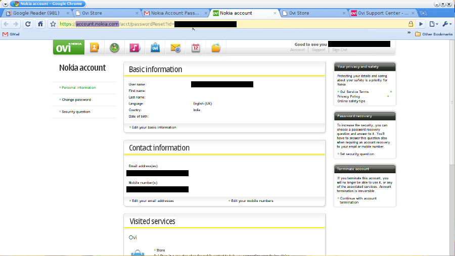 Nokia Account Website - Or - "hire Some Real Developers, Stupid!"