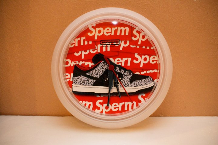 sneaker clock
