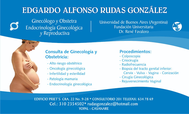 Ginecologo Rudas Gonzalez Yopal Casanare