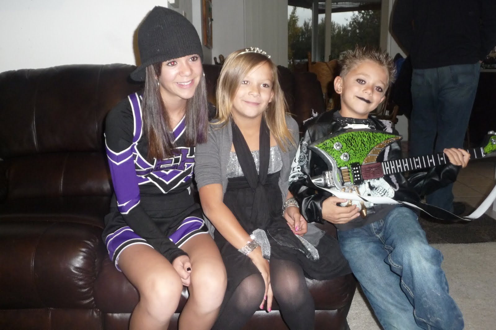 Dressed as a girl for halloween