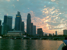 Sunset Over Singapore City