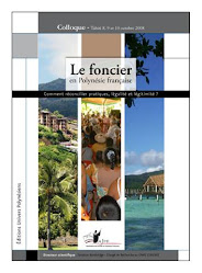 AJPF - Actes du colloque "le foncier en Polynésie française" - 2009