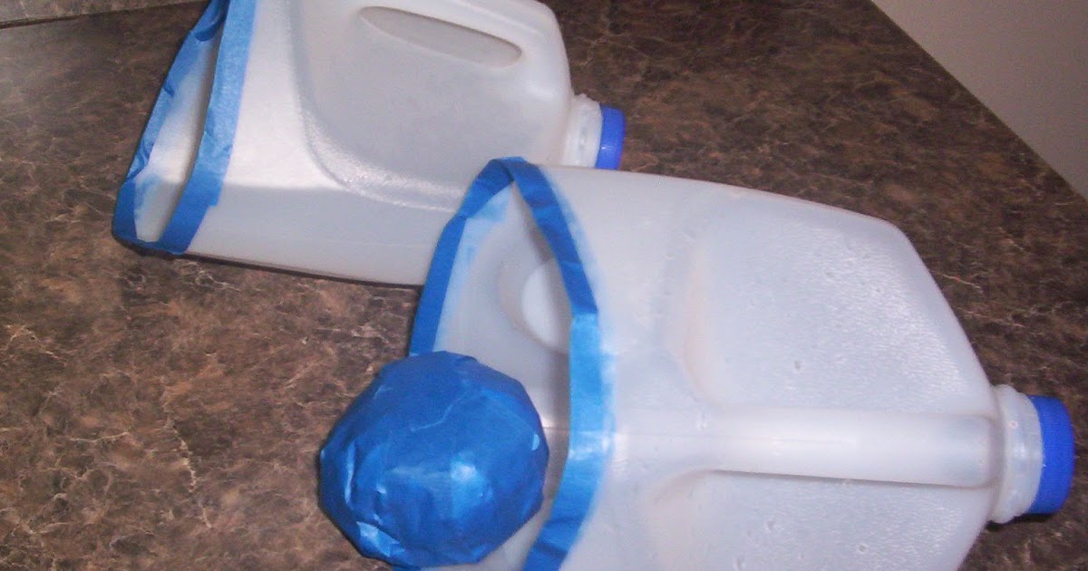 Almost Unschoolers Boredom Buster Milk Jug Scoop Ball
