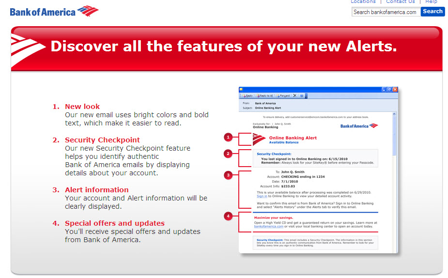 Email Marketing Knowledge, Best Practices & Tips Bank of America
