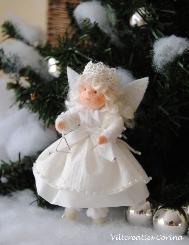 Viltcreaties Corina Kerst engeltjes!