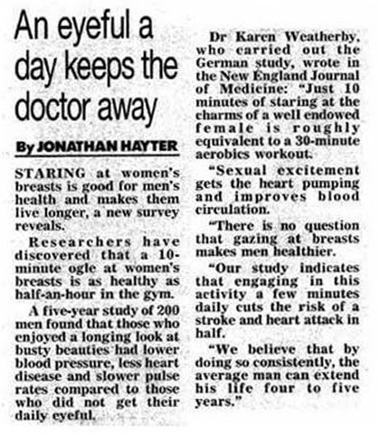 An Eyeful A Day Keeps The Doctor Away..