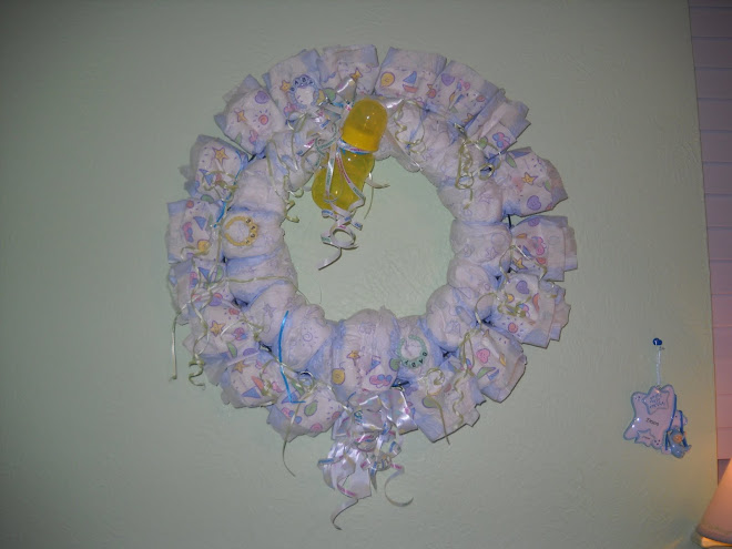 Diaper Wreath