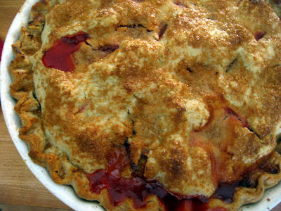 Strawberry Rhubarb Pie of Deliciousness ~ Like Mother, Like Daughter