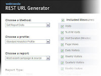 WebTrends REST URLs generator
