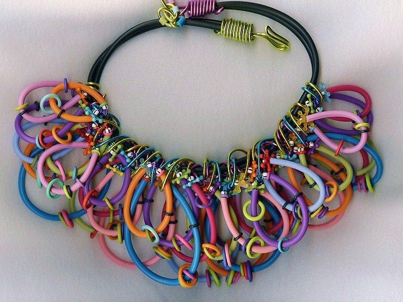  Studio Marcy Marcy Lamberson Rainbow Colored Rubber Tubing Fun
