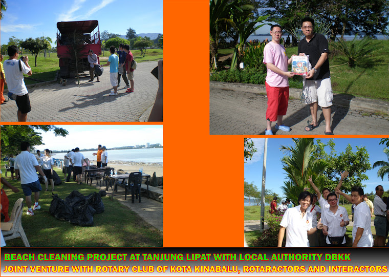 Beach Cleaning Project at Anjung Selera, Tanjung Lipat (2nd November 2008)