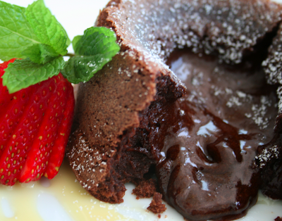 molten chocolate lava cake
